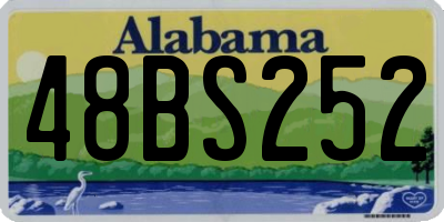 AL license plate 48BS252