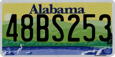 AL license plate 48BS253