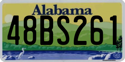 AL license plate 48BS261