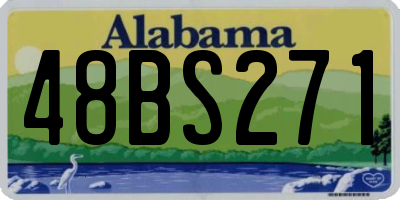 AL license plate 48BS271