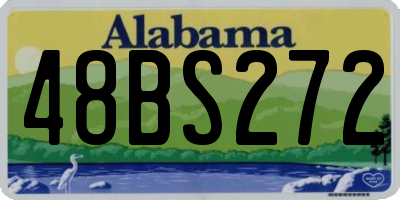 AL license plate 48BS272
