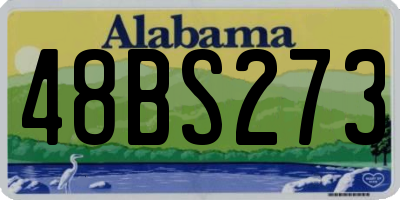 AL license plate 48BS273