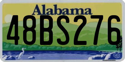 AL license plate 48BS276
