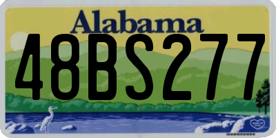 AL license plate 48BS277