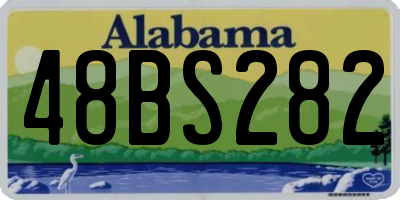 AL license plate 48BS282