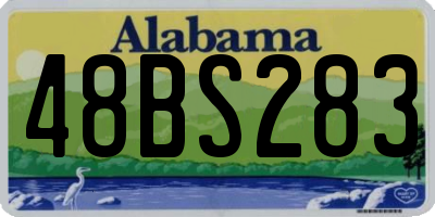 AL license plate 48BS283