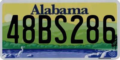 AL license plate 48BS286