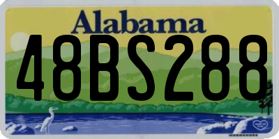 AL license plate 48BS288