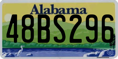 AL license plate 48BS296