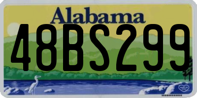 AL license plate 48BS299