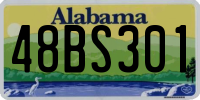 AL license plate 48BS301