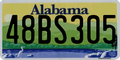 AL license plate 48BS305