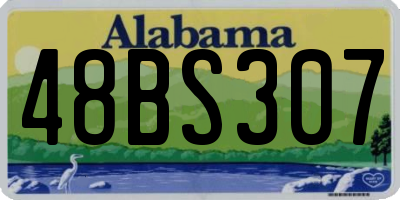 AL license plate 48BS307