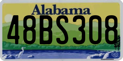 AL license plate 48BS308