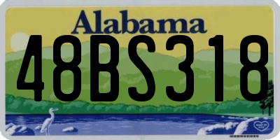 AL license plate 48BS318