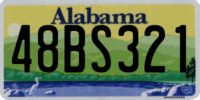 AL license plate 48BS321