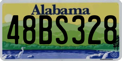 AL license plate 48BS328
