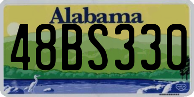 AL license plate 48BS330