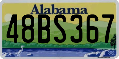 AL license plate 48BS367