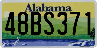AL license plate 48BS371