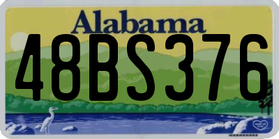 AL license plate 48BS376