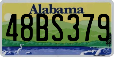AL license plate 48BS379
