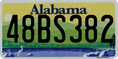 AL license plate 48BS382