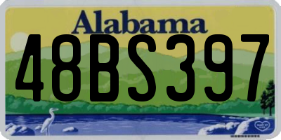 AL license plate 48BS397
