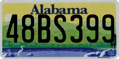 AL license plate 48BS399