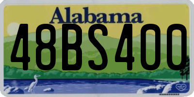 AL license plate 48BS400