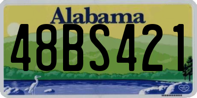 AL license plate 48BS421
