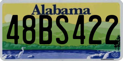 AL license plate 48BS422