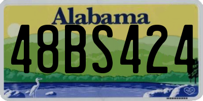 AL license plate 48BS424