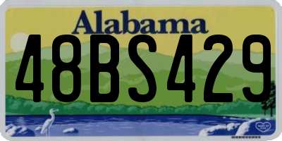 AL license plate 48BS429