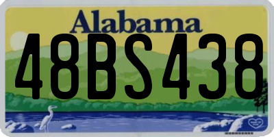AL license plate 48BS438