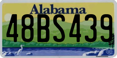 AL license plate 48BS439
