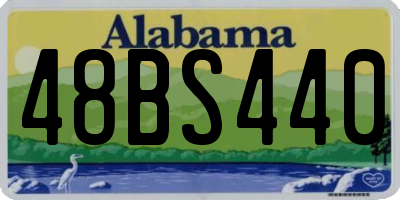 AL license plate 48BS440