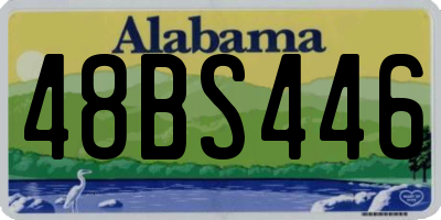 AL license plate 48BS446