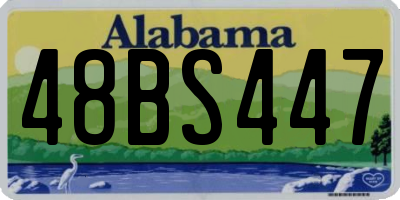 AL license plate 48BS447