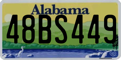 AL license plate 48BS449