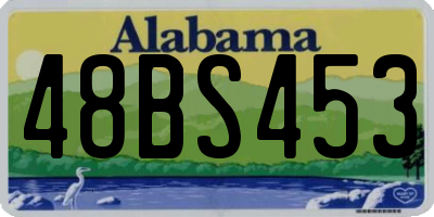 AL license plate 48BS453
