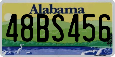 AL license plate 48BS456