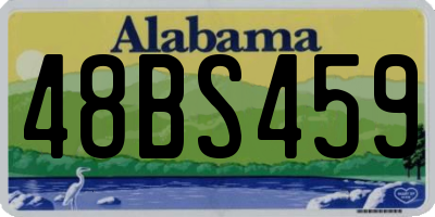 AL license plate 48BS459