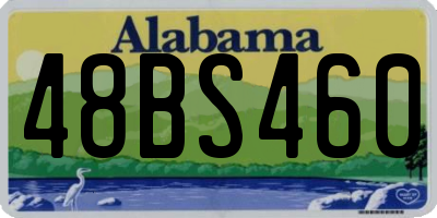 AL license plate 48BS460