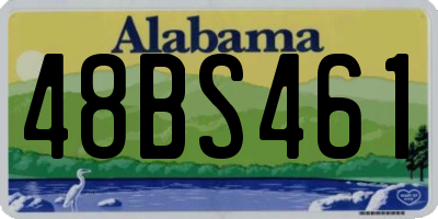 AL license plate 48BS461