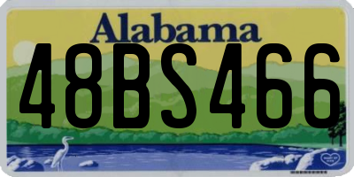 AL license plate 48BS466