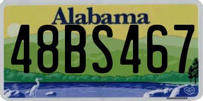 AL license plate 48BS467
