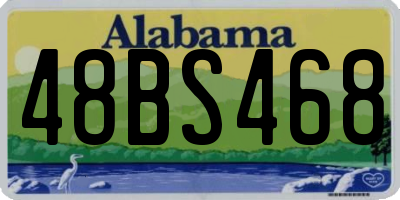 AL license plate 48BS468