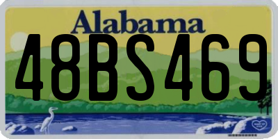 AL license plate 48BS469