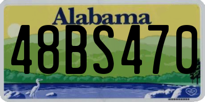 AL license plate 48BS470